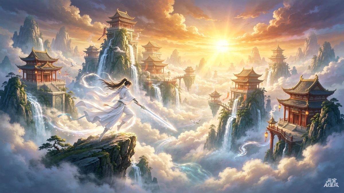 九霄仙途游戏画面 - 国风仙侠 MMORPG 大世界